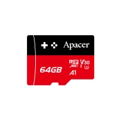 APACER Memorijska kartica UHS-I MicroSDXC 64GB V30 AP64GMCSX10U7-RAGC