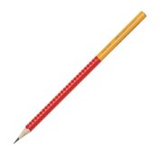 Grafitna olovka Faber-Castell Grip, crveno narančasta