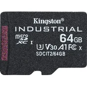 Kingston Industrial micro SDHC 64GB UHS-I U3 Razred 10