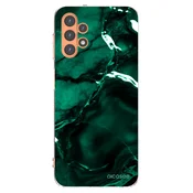 Silikonski prozorni ovitek za Samsung Galaxy A13 5G - Dark emerald