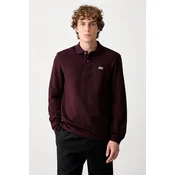 Lacoste majica z dolgimi rokavi moška bombažna