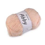 Pletena preja Abby 100 g - prašnata lososova