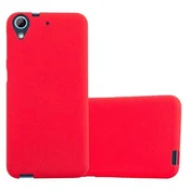 Cadorabo CADORABO Ohišje, združljiv s HTC v Frost Red - Zaščitni pokrov, narejen iz fleksibilnega silikona TPU, (20570619)
