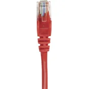 Intellinet Intellinet 737326 RJ45 omrežni kabel\, Patch kabel CAT 5e U/UTP 0.25 m rdeča 1 kos, (20419798)