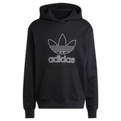 ADIDAS ORIGINALS Majica Adicolor Outline Trefoil črna/bela