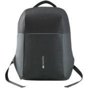 Anti-theft backpack for 15.6-17 laptop, material 900D glued polyester and 600D polyester, black, USB cable length0.6M, 400x210x480mm, 1kg,capacity 20L