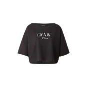 Calvin Klein Jeans Majica črna / bela
