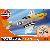 Letalo Quick Build J6016 - P-51D Mustang - nova oblika
