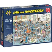 Sestavljanka Jan van Haasteren - Razstava mačk (2000 kosov)