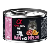 Alpha Spirit Cat Adult Ham with Melon 200 g
