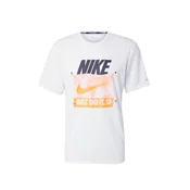 NIKE Funkcionalna majica ENERGY svetlo oranžna/črna/bela