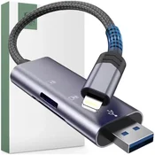 Tech-protect ULTRABOOST CITAC KARTICA SD I MICRO SD LIGHTNING I USB SIVI