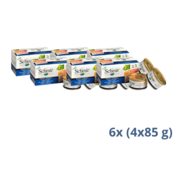 Schesir Multipac Dog - Tunjevina I Brancin 4x85g - 2.04 kg