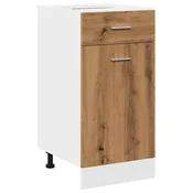 Vidaxl Spodnja omarica s predalom “Lyon” artisan hrast 40x46x81,5cm