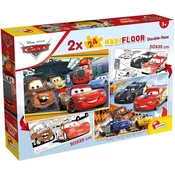 Auta 2 v 1, 2x24-delni maxi puzzle in pobarvanka – Lisciani