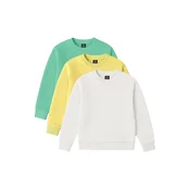 Tommy Life Majica TOMMY 2er-Pack Sweatshirts mit Rippstrick und Rundhalsausschnitt limonino-rumena