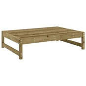 Vidaxl Vrtni stolček za noge 120x80 cm impregnirana borovina