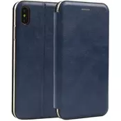 MCLF11-SAMSUNG S21 Ultra Futrola Leather FLIP Blue