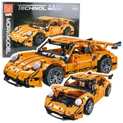 Kocke za sestavljanje športnega avtomobila GT Racing 1:14 s 1268 elementi