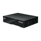 Amiko prijemnik DVB-S2+T2/C, H.265, Full HD, HDMI, USB, crni
