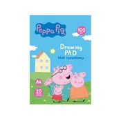 Astra Skicirka A4 Peppa Pig 20 listov 100 g/m2 - risalni blok, 106024002