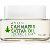 Avon Cannabis Sativa Oil vlažilna krema s konopljinim oljem 50 ml