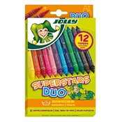 Flomasteri Jolly Superstar Duo, 12 komada