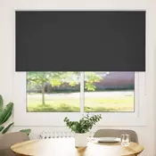 Rolo zavjesa Blackout Black 145x175 cm Širina tkanine 141,6 cm