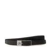 Ženski pas Calvin Klein Ck Cut Square Buckle 2.0_Mono K60K613243 Črna