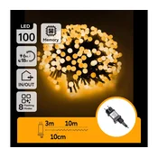 Aigostar - LED spoljna dekorativna girlanda 100xLED/3,6W/230V/8 funkcija 10m IP44 topla bela