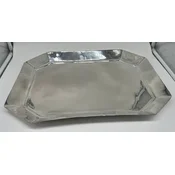 Casa Padrino luxury brass serving tray silver 46 cm - Gastronomy accessories