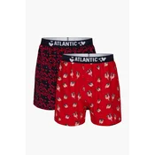 Boxer shorts Atlantic 2GMB-003 A2 S-2XL red-navy