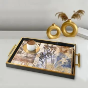 Aberto Design Poslužavnik TPA9859 50 x 29 x 3.5 cm, Šareni