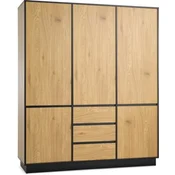 Ormar ODENSE 179x210 5 vrata 3 fioke topao hrast boja