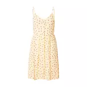 PIECES Ljetna haljina PCEVIE tamno plava / svijetložuta / svijetloroza