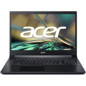 Laptop ACER Aspire 7 NH.QHDEX.00G / AMD Ryzen 5 5625U, 32GB, 512GB SSD, GeForce RTX 3050 4GB, 15.6 FHD IPS, bez OS, crni