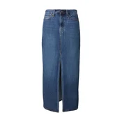 LEVIS ® Krilo Ankle Column Skirt temno modra