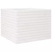 Vidaxl vidaXL Vrtno korito, belo, 60x60x46 cm, masivni borov les