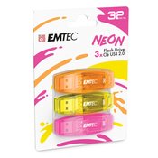 USB 2.0 Flash drive 32GB EMTEC C410 Neon - 3/1