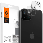 Spigen Glass tR Optik 2 Pack, crystal clear - iPhone 15/15 Plus (AGL06916)