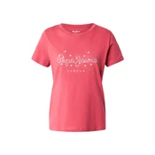 Pepe Jeans Majica Brady malina/off-bela
