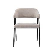 Trpezarijska stolica 2208 Bez /Crne metalne noge 550x575x770 mm ( 775-462 )
