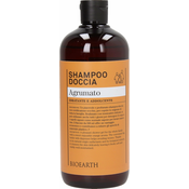 BioEarth Family gel za tuširanje i šampon Pomorandža, 500 ml