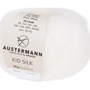 Austermann Kid Silk 98233-01 White Pletilna preja