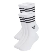 ADIDAS ORIGINALS Nogavice 3-Stripes Crew 6 Pairs Kids črna/bela