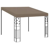 Zidna sjenica 3 x 3 x 2,5 m smede-siva