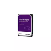 WD HDD 8TB WD84PURZ 3.5 5640RPM 128MB