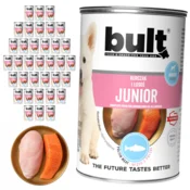 BULT JUNIOR mokra hrana za pse s piščancem in lososom 36 x 400 g za mladičke