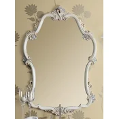 Casa Padrino Luxury Baroque Mirror White/Silver - Magnificent Italian Baroque Style Wall Mirror - Baroque Furniture - Luxury Baroque Style Furniture - Luxury Quality - Made in Italy