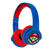OTL Tehnologies Super Mario Junior slušalke, modro rdeče